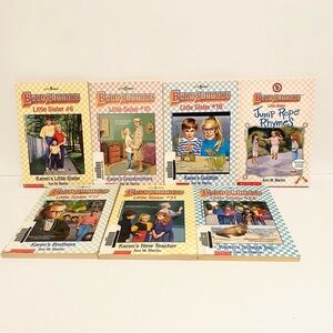 Baby Sitters Little Sister Book Lot Babysitters Club Vintage